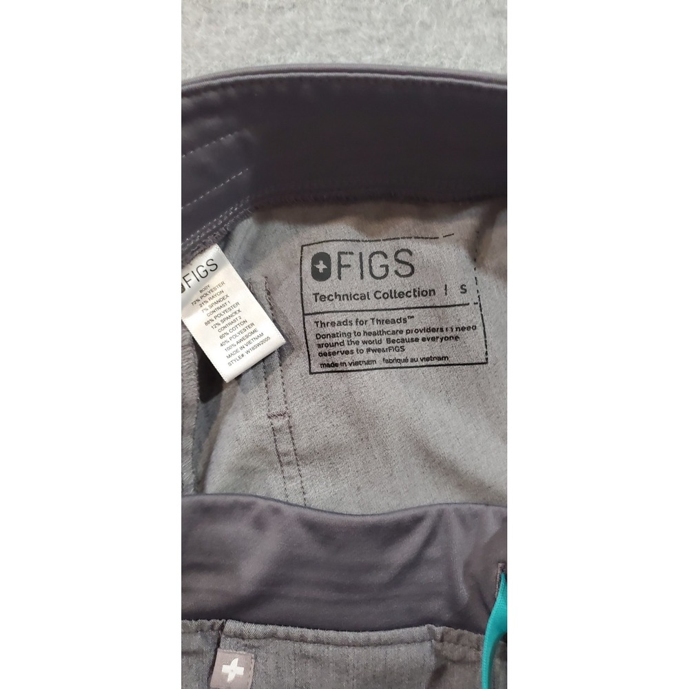Figs Scrub Set Technical Collection Small Grey Jogger Stretch - Picture 13 of 16